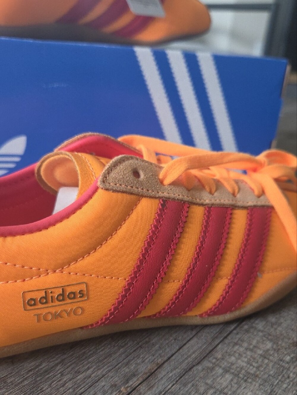 NWT Adidas Women's Tokyo 'Lucid Tangerine' Shoes IH3997 - Picture 6 of 12